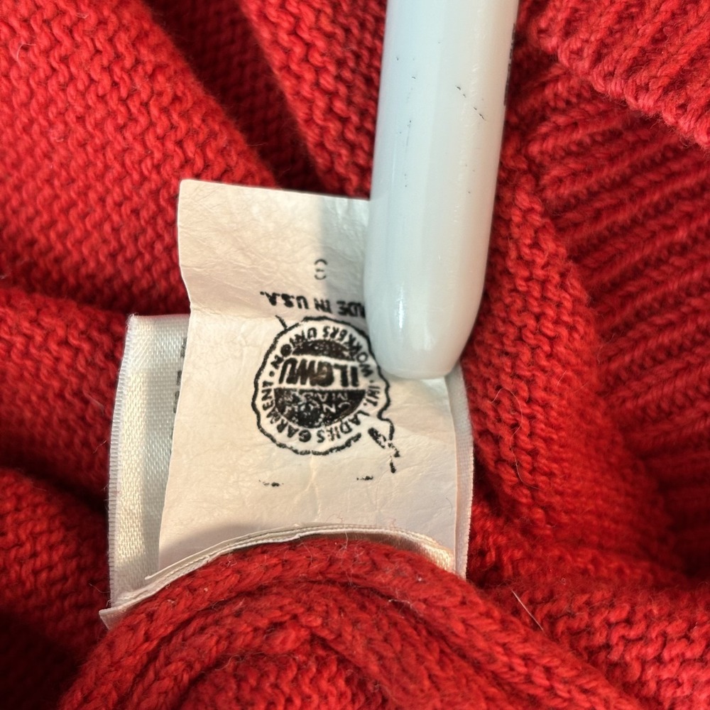 Pendleton Red V-Neck Sweater - Picture 4 of 11